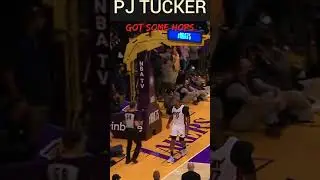 Lakers vs Heat - PJ TUCKER still got some HOPS... its must be the shoes 😎