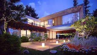 LUMION 8 RENDERING TUTORIALS #3 HOUSE IN THE FOREST