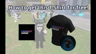 Roblox Free Accessory: How to get Connect 2022 T-shirt from Connect Space!