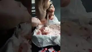 Strawberries & Cream Cottage Cheese Ice Cream