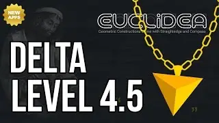 Euclidea 4.5 Walkthrough - Delta Level 4.5