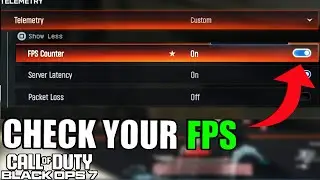 COD BLACK OPS 7 HOW TO CHECK FPS - Call of Duty BO7 Frames Per Second Check Warzone COD