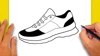 How to draw Running Shoes