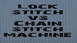 Lock stitch machine vs Chain stitch machine.#shorts #Lockstitch #chainstitch   #education