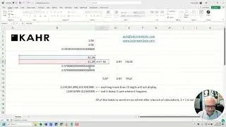 Weirdly Precise - Why Excel Isn't Doing What You Think