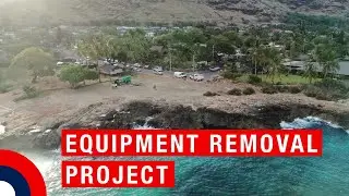 NAVSEA Equipment Removal Project Off Nanakuli Beach