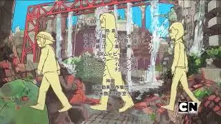 Eizouken ED on Toonami/Cartoon Network with screen bug