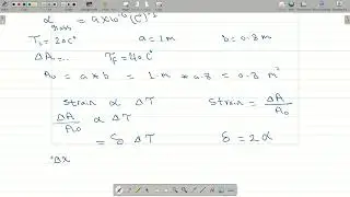Ex12. An ordinary glass window has a coefficient of linear expansion 𝛼 = 9 × 10−6 (𝐶 )−1 . ...