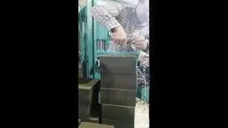 Автоматический станок АКС - 9П для гиперпрессования кирпича. Испытание оборудования!