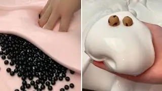 Thick and glossy slime Best Satisfying slime ASMR compilation
