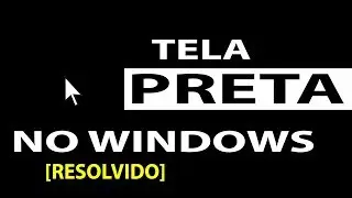 HOW TO SOLVE BLACK SCREEN IN WINDOWS