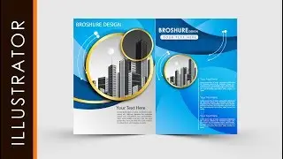 Adobe Illustrator Tutorial Create Business Brochure Two fold 