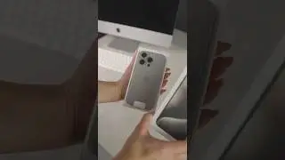 Unboxing iPhone 15 Pro Titanium 