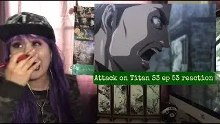 Attack on Titan S3x16 ep 53 BLIND REACTION: Meaning of Our Lives