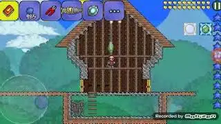Como fazer a lança chamas no terraria Android