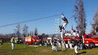 Competencia escalas segunda bomberos villa alemana