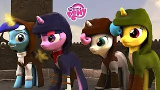 Rainbow Puzzle Fun Video Game with My Little Pony