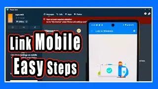 Easy steps to link your mobile phone to windows 11