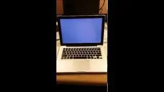 The static screaming distorted MacBook boot chime