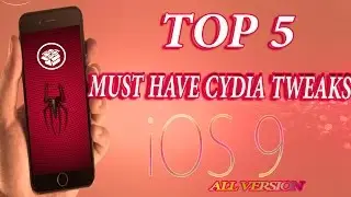 NEW Top 5 Important CYDIA tweaks for Any iphone,ipad,ipod Ios 9.2/9.3.1/9.3.2/9.3.3