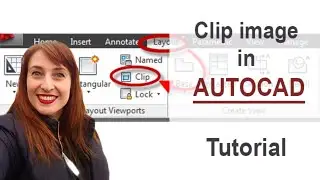 Clip Image in Autocad - Tutorial