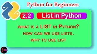 Python Tutorial for Beginners | List in Python