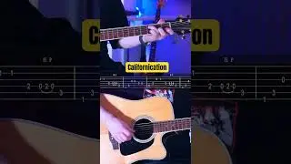 Californication Red Hot Chili Peppers #гитарадляначинающих #redhotchilipeppers #guitar #гитара