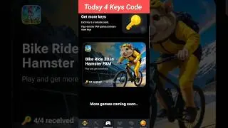 4 Key Hamster Kombat redeem code || Playground game || Hamster kombat