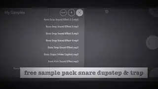 free sample pack snare dupstep & trap