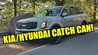 UPR Billet Catch Can for Kia Telluride and Hyundai Palisade