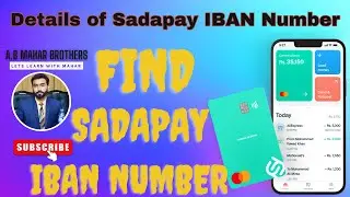 Sadapay iban number || how to find sada pay iban number || Check sadapay iban number || Sada iban