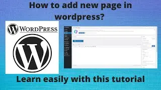 How to create page in WordPress | Add page in WordPress | WordPress beginners guide