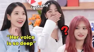 IVE WONYOUNG got shy when IU compliments her deep voice performing at Lollapalooza