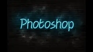 Photshop Dersleri | Neon Yazı Efekti | Photoshop Tutorials | Neon Text Effect