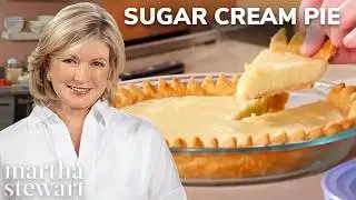 Martha Stewart’s Hoosier Sugar Cream Pie | Martha Bakes Recipes