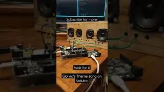 JOJO''s Theme Song (il vento d'oro)  | Giorno's Theme Song on Arduino