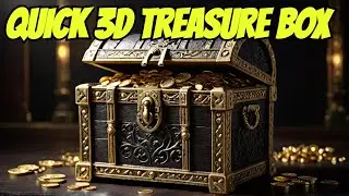 Blender Tutorial : Fastest Method of Creating a Treasure Box