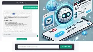🚀🤖Chat with Wikipedia Demo | Interactive AI Chatbot for Wikipedia Pages 🚀🤖