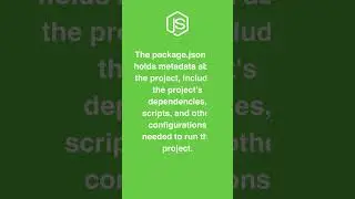 package.json in Node.js
