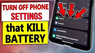 Worst Phone Settings That Kill Battery! TURN OFF THIS SETTINGS!