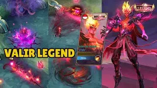 VALIR LEGEND SKIN INFERNAL BLAZE GAMEPLAY MOBILE LEGENDS NEW SKIN