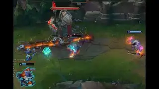 Gangplank 1v2 tower dive outplay double kill
