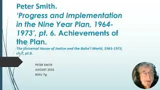 The Achievements of the Nine Year Plan (1964-1973)