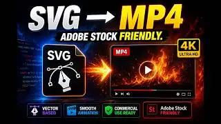 SVG to MP4 Converter 🔥 Adobe Stock Friendly Animation Export Tool