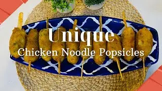 Chicken Noodle Popsicles Recipe | Easy And Simple Kids Favourite Recipe | Yummy Evening Snack Recipe