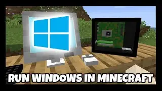 Running Microsoft Windows inside of Minecraft! (VM computers mod)