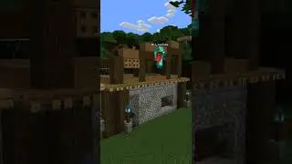 Minecraft Simple Starter House - Dark Oak Biome 🏡 