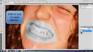 Photoshop CS4 - Blanquear dientes