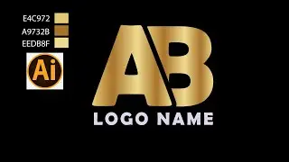 লোগো ডিজাইন টিউটোরিয়াল || Logo design Tutorial || Adobe Illustrator