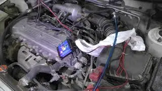Toyota Corolla 1999г -  чек по богатой смеси